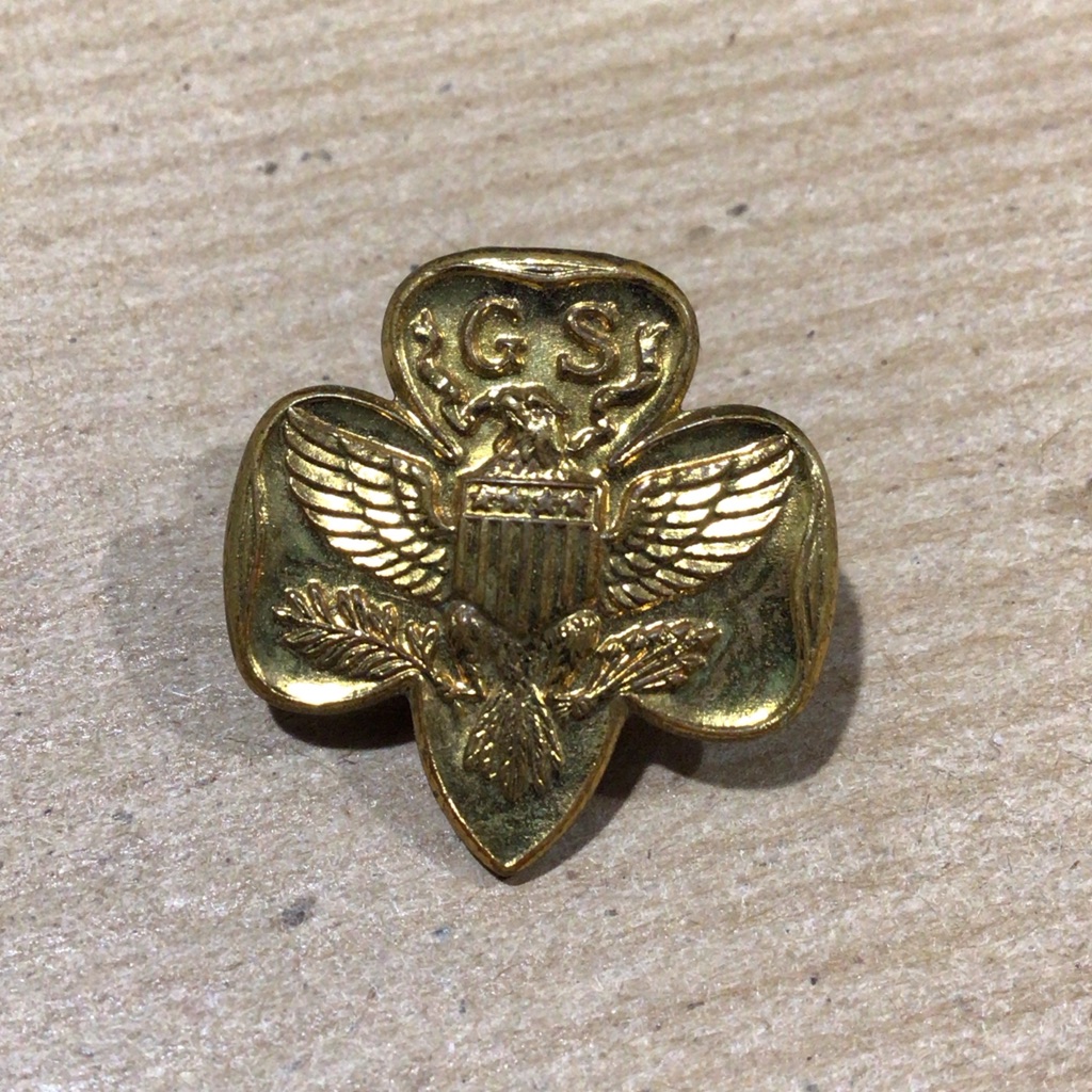 Vintage Girl Scout Traditional Membership Pin Designed By Juliette Low